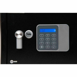 Safe Box with Electronic Lock Yale Black 24 L 20 x 43 x 35 cm Steel