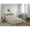 Duvet cover set Alexandra House Living Qutun Taupe King size 4 Pieces