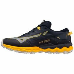 Running Shoes for Adults Mizuno Wave Daichi 7 Black Men