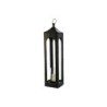 Lantern DKD Home Decor Black Aluminium Crystal 21 x 21 x 91 cm