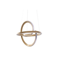 Ceiling Light Home ESPRIT White Golden Silicone Aluminium 55 W 40 x 40 x 42 cm