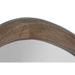 Wall mirror Home ESPRIT Brown Fir 78,5 x 3,5 x 80 cm