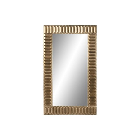 Wall mirror Home ESPRIT Golden Metal Modern 73,5 x 4 x 124 cm