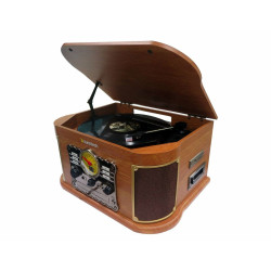 Record Player Sunstech PXRC52CDWD Brown Wood