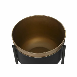 Set of pots DKD Home Decor Black Copper Metal Loft 30 x 40 cm 34 x 34 x 50 cm