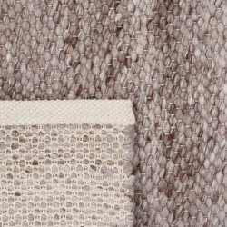 Carpet Brown 30 % Polyester 40 % cotton 30 % Wool 160 x 230 cm