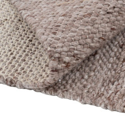 Carpet Brown 30 % Polyester 40 % cotton 30 % Wool 160 x 230 cm