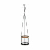 Candleholder Metal Crystal 15,5 x 85,5 x 15,5 cm (12 Units)