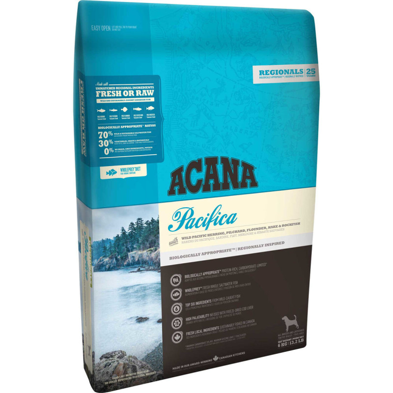 Fodder Acana Dog TF Regionals Pacifica 11,4 Kg