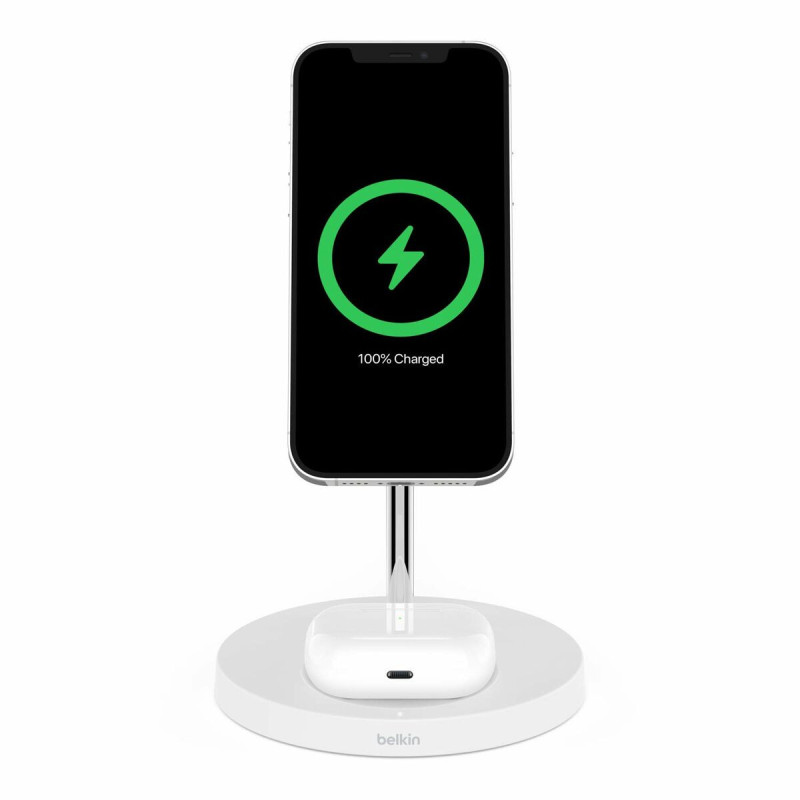 Wireless Charger with Mobile Holder Belkin WIZ010vfWH