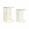 Set of 2 small tables DKD Home Decor Golden 45,4 x 37,5 x 73 cm