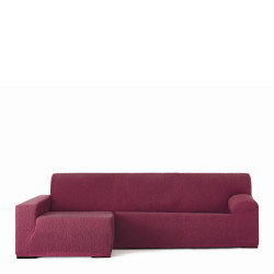 Left long arm chaise longue cover Eysa TROYA Burgundy 170 x 110 x 310 cm