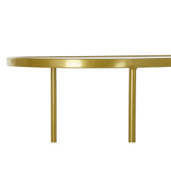 Console DKD Home Decor Golden Crystal Iron 99,5 x 38 x 80 cm