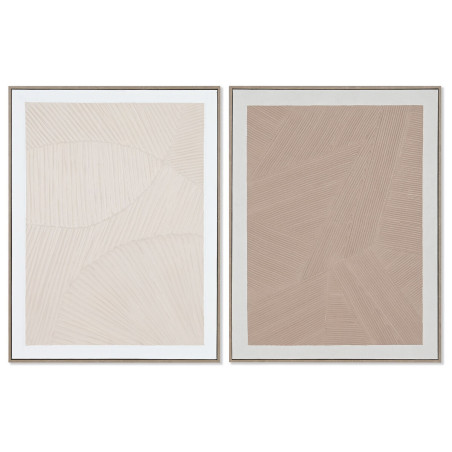 Painting Home ESPRIT Modern Urban 62,3 x 4,5 x 82,3 cm (2 Units)