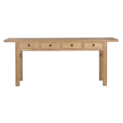 Console Home ESPRIT Yellow Elm wood 200 x 42 x 85 cm