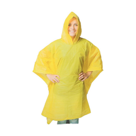 Waterproof Poncho with Hood One size