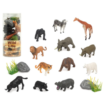 Set of Wild Animals Children's 16 Pieces