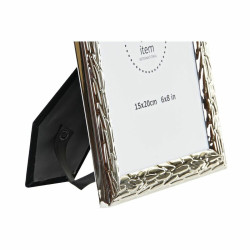 Photo frame DKD Home Decor Silver Metal Traditional 17 x 2 x 22 cm