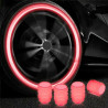 Set of Plugs and Sockets OCC Motorsport OCCLEV001 4 Units Fluorescent Red