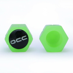 Set of Plugs and Sockets OCC Motorsport OCCLEV002 4 Units Fluorescent Green