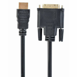 HDMI to DVI adapter GEMBIRD 5m, HDMI/DVI, M/M Black 5 m