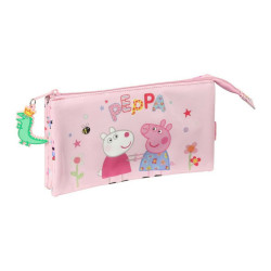 School Case Peppa Pig Having fun Pink 22 x 12 x 3 cm