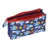 Triple Carry-all Blue's Clues Navy Blue (22 x 12 x 3 cm)