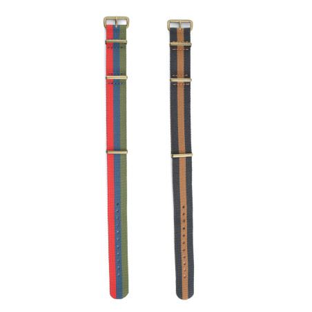 Watch Strap Gant GNT-TW-BRWN Multicolour