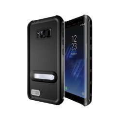 Waterproof case Samsung Galaxy S8 KSIX Aqua Case Black Transparent