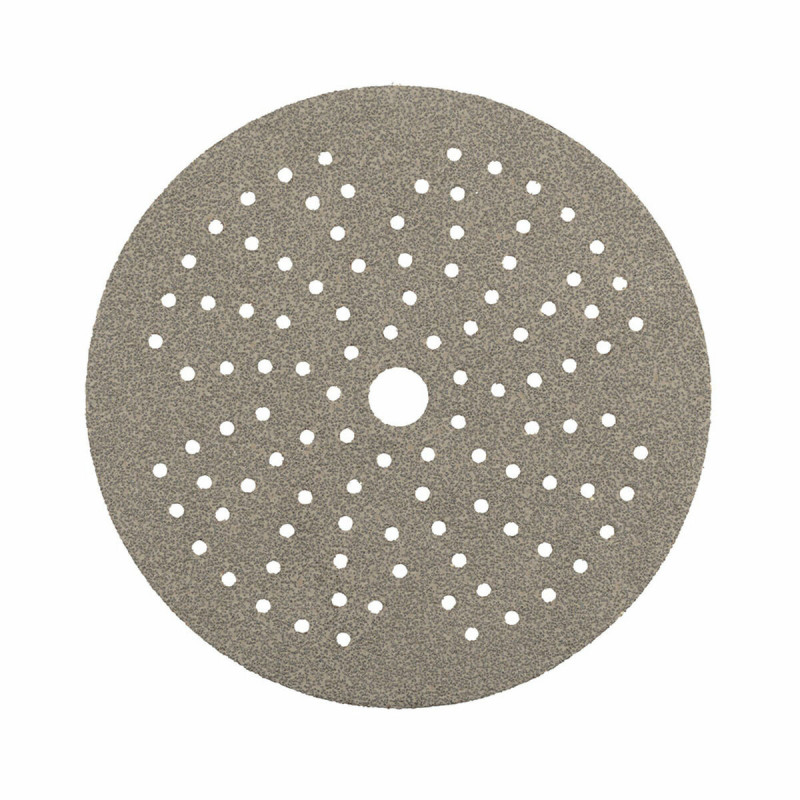 Multi-hole sanding disc for eccentric sander Wolfcraft 1107000 Ø 125 mm 80 g 5 Units