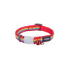 Dog collar Red Dingo STYLE RAINBOW 15 mm x 24-36 cm