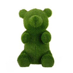 Decorative Figure Decorative Figure polypropylene Astro-turf Bear 30 x 35 x 50 cm