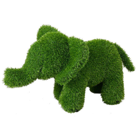 Decorative Figure Decorative Figure polypropylene Astro-turf Elephant 30 x 60 x 40 cm