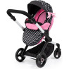 Doll Stroller Bayer Design Pink 58-71 cm