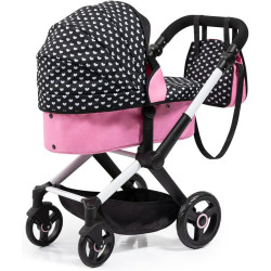 Doll Stroller Bayer Design Pink 58-71 cm