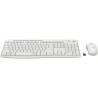 Keyboard and Wireless Mouse Logitech MK295 White French AZERTY