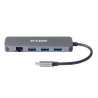 USB Hub D-Link DUB-2334 Grey