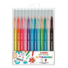 Set of Felt Tip Pens Alpino Glitter Marker Multicolour (12 Units)