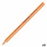 Fluorescent Marker Staedtler Pencil Orange (12 Units)