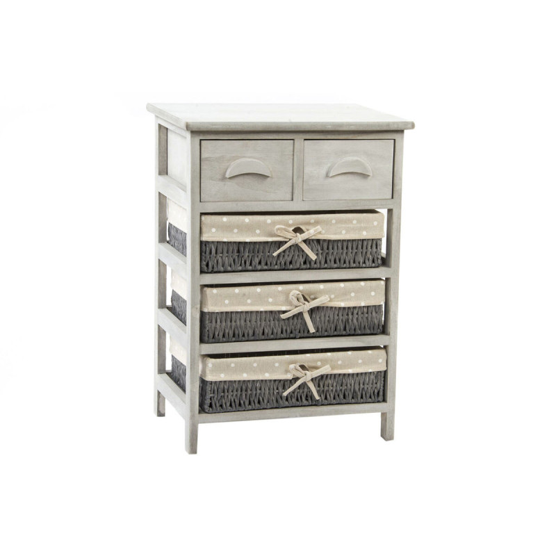 Chest of drawers DKD Home Decor 42 x 30 x 60 cm Grey Beige