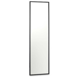 Wall mirror Black MDF Wood 40 x 142,5 x 3 cm (2 Units)