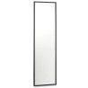 Wall mirror Black MDF Wood 40 x 142,5 x 3 cm (2 Units)