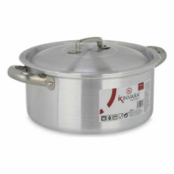 Casserole with lid Silver Aluminium 3 L (10 Units)