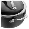 Casserole with Lid Ballarini Alba 2,7 L Black Titanium Silver Stainless steel Aluminium Ø 20 cm 22 x 14 x 8 cm