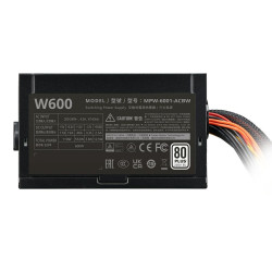 Power supply Cooler Master MPW-6001-ACBW-BEU 600 W 110 W TÜV CE 80 PLUS FCC Cabling ATX