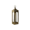 Lantern DKD Home Decor Golden Aluminium Crystal Aged finish 16 x 16 x 55 cm