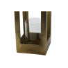 Lantern DKD Home Decor Golden Aluminium Crystal Aged finish 16 x 16 x 55 cm