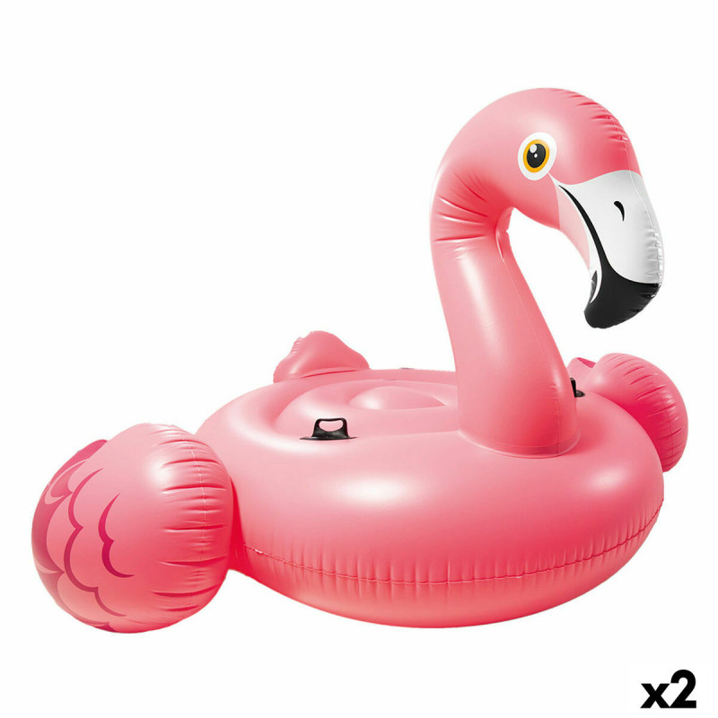 Inflatable Island Intex Flamingo 203 x 124 x 196 cm (2 Units)