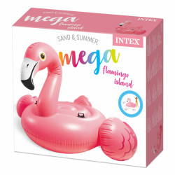 Inflatable Island Intex Flamingo 203 x 124 x 196 cm (2 Units)