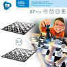 Chess and Checkers Board Colorbaby Plastic (12 Units)